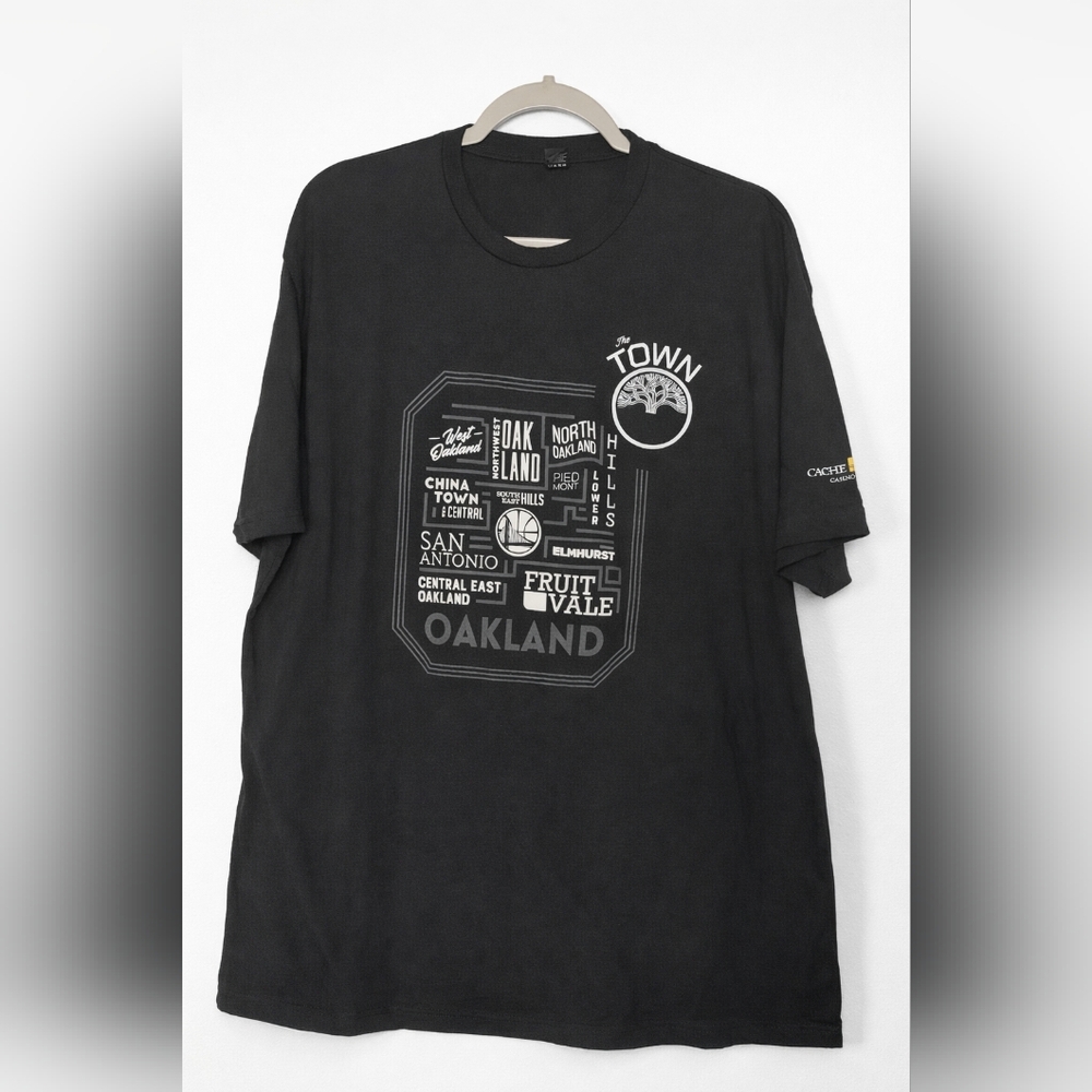 Tultex Black Oakland Graphic Tee